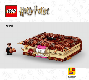Manual Lego set 76449 Harry Potter Cartea monștrilor Colți de monstru