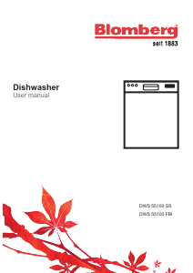 Bruksanvisning Blomberg DWS 55100 FBI Diskmaskin