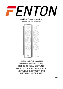 Bedienungsanleitung Fenton 100.282 SHF80 Lautsprecher