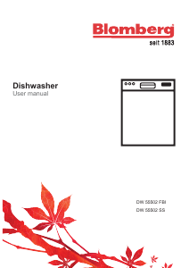 Manual Blomberg DWT 55502 FBI Dishwasher
