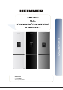 Наръчник Heinner HC-HM260XWDE++ Хладилник-фризер