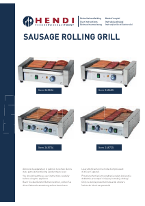 Manual Hendi 268506 Sausage Grill