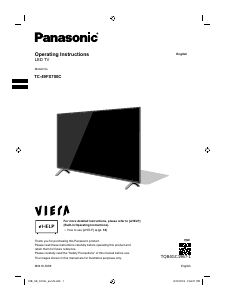Manual Panasonic TC-49FX700 LED Television