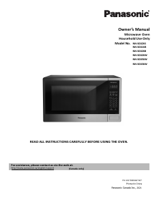 Manual Panasonic NN-SG636W Microwave