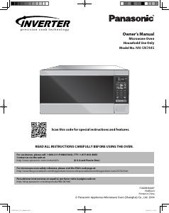 Manual Panasonic NN-SN744S Microwave