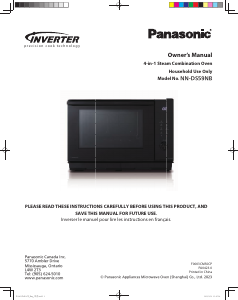 Manual Panasonic NN-DS59NB Microwave