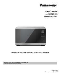 Manual Panasonic NN-SU65NS Microwave