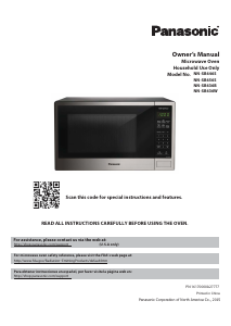 Manual Panasonic NN-SB636B Microwave