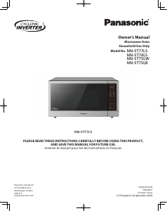 Manual Panasonic NN-ST75LWC Microwave