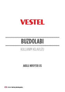 Kullanım kılavuzu Vestel NFKY 510 XS Donduruculu buzdolabı