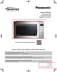 Manual Panasonic NN-SD987SATH Microwave