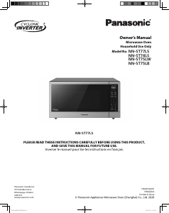 Manual Panasonic NN-ST75LB Microwave
