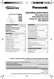 Manual Panasonic NN-SN653S Microwave