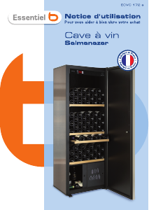 Mode d’emploi Essentiel B ECVC 172 a Salmanazar Cave à vin