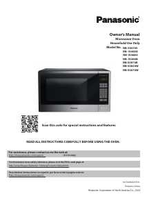 Manual Panasonic NN-SU686S Microwave