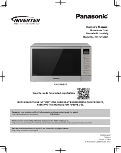Manual Panasonic NN-SN68KSATH Microwave