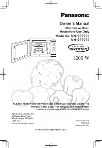 Manual Panasonic NN-SE795SC Microwave