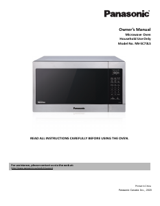 Manual Panasonic NN-SC73LS Microwave