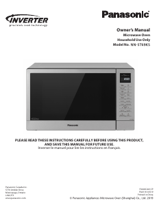Manual Panasonic NN-ST69KS Microwave