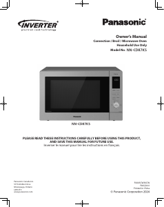 Manual Panasonic NN-CD87KSC Microwave