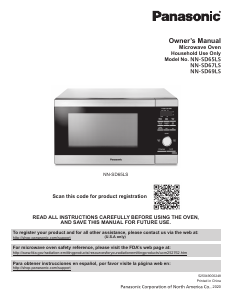 Manual Panasonic NN-SD69LS Microwave
