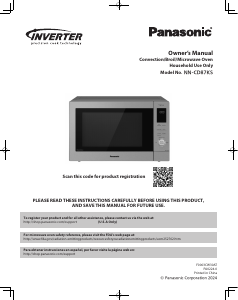 Manual Panasonic NN-CD87KSATH Microwave