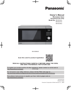 Manual Panasonic NN-SD65LSAWH Microwave