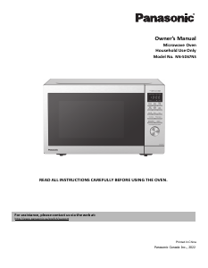 Manual Panasonic NN-SD67NSC Microwave