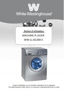 Mode d’emploi White-Westinghouse WW-LL-81200-S Lave-linge