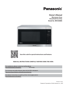 Manual Panasonic NN-SC668S Microwave