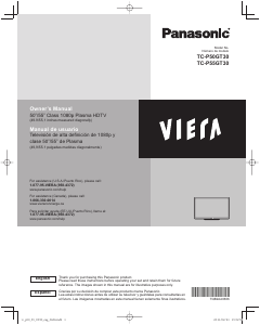 Mode d’emploi Panasonic TC-P55GT30 Viera Téléviseur plasma