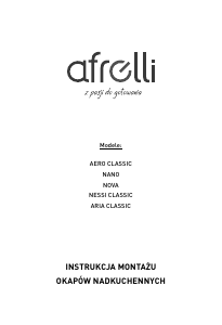 Instrukcja Afrelli Nessi Classic Okap kuchenny