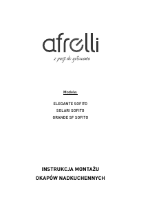 Instrukcja Afrelli Elegante Sofito Okap kuchenny