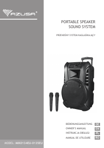 Manual Azusa MIK0134EU-0135EU Speaker