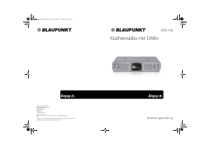 Bedienungsanleitung Blaupunkt KRD 100 Radio