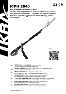 Manuale Ikra ICPH 2040 Tagliasiepi