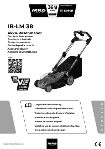 Manual de uso Ikra IB-LM 38 Cortacésped