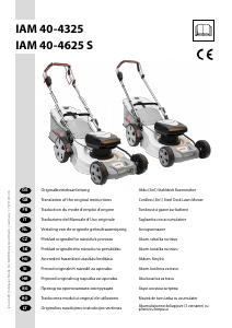 Manual Ikra IAM 40-4325 Mașină de tuns iarbă