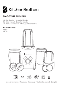 Mode d’emploi KitchenBrothers KB785 Blender