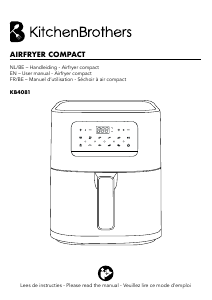 Manual KitchenBrothers KB4081 Deep Fryer