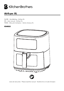 Handleiding KitchenBrothers KB4085 Friteuse