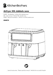 Handleiding KitchenBrothers KB4078 Friteuse