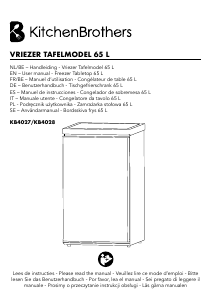 Bruksanvisning KitchenBrothers KB4028 Frys