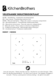Mode d’emploi KitchenBrothers KB4057 Table de cuisson