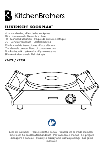 Mode d’emploi KitchenBrothers KB679 Table de cuisson