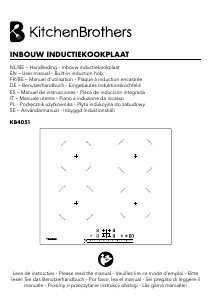 Manuale KitchenBrothers KB4051 Piano cottura