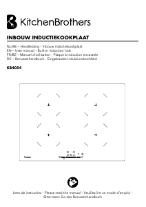 Mode d’emploi KitchenBrothers KB4054 Table de cuisson