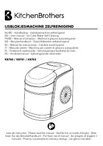 Bruksanvisning KitchenBrothers KB760 Ismaskin