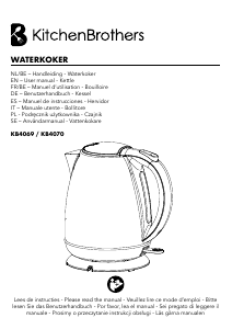 Bruksanvisning KitchenBrothers KB4069 Vattenkokare