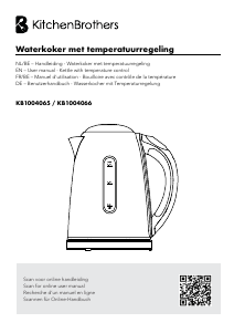 Bedienungsanleitung KitchenBrothers KB1004066 Wasserkocher